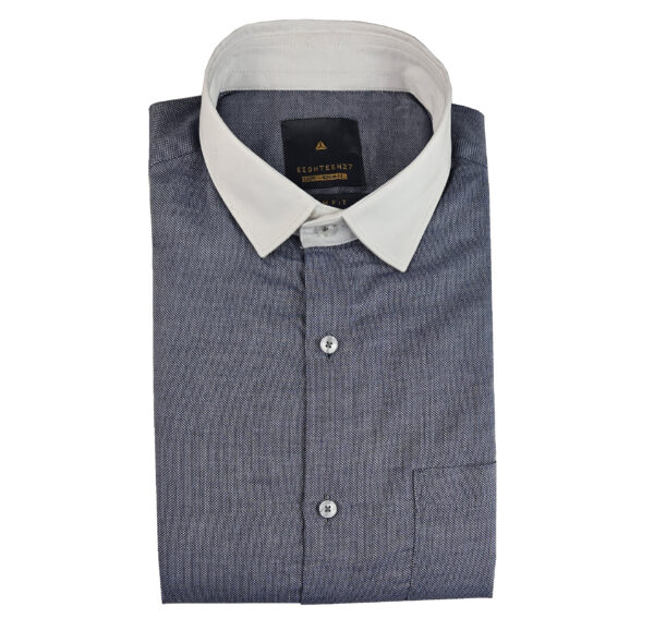 Full Sleeves Premium Shirt with white collar