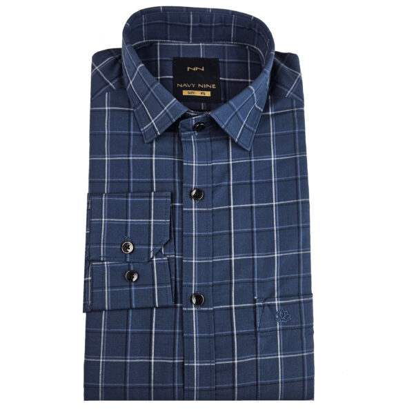 Full Sleeves Checked Cotton Shirt