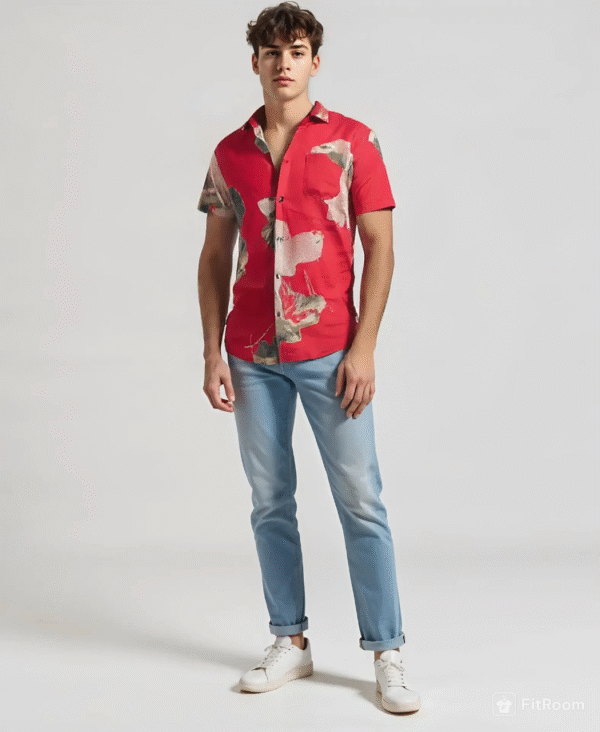 Half Sleeves Rayon Cool Shirt