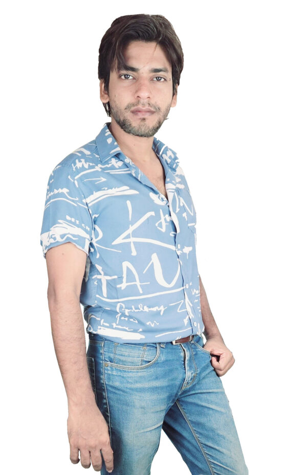 Half Sleeves Rayon Cool Shirt