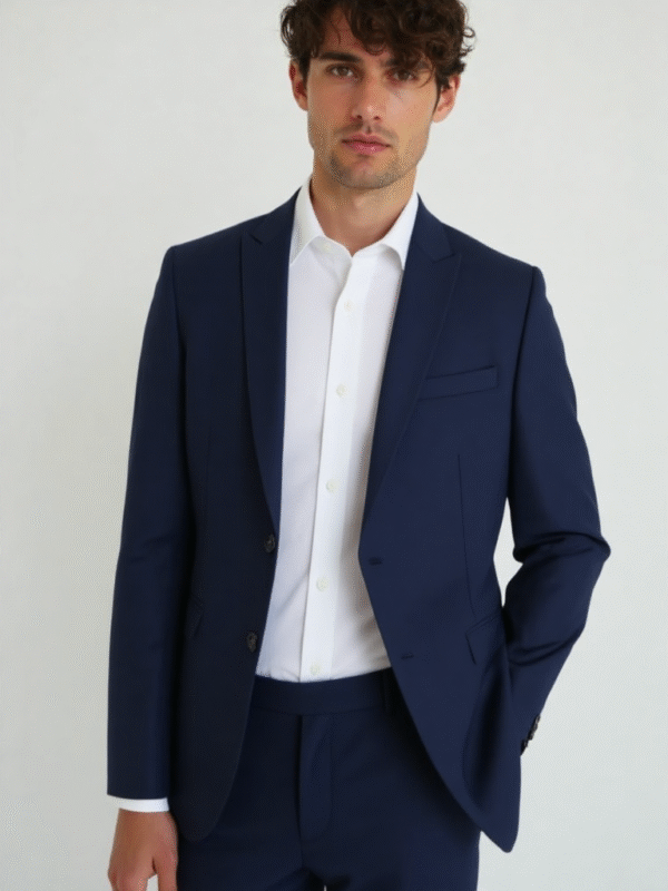 Classic Navy Blue Blazer