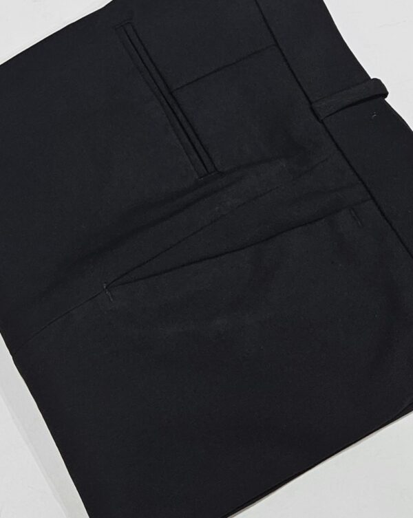Premium 4-Way Lycra Black colour Formal slim fit Trousers