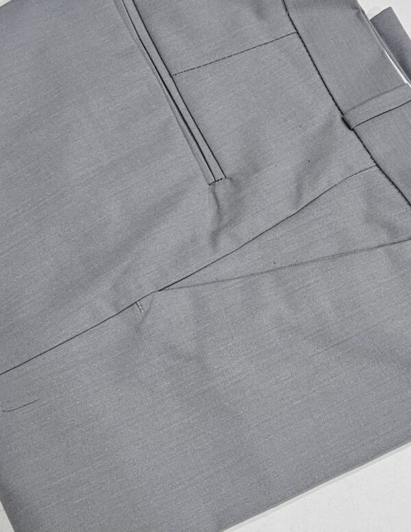 Premium 4-Way Lycra light grey Formal slim fit Trousers